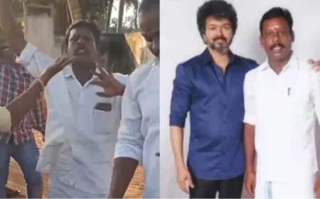 போதையில் கையில் பீர் பாட்டிலுடன் ஆட்டம் போட்ட தஞ்சை தவெக எம்எல்ஏ.. வைரலாகும் பழைய வீடியோ!
